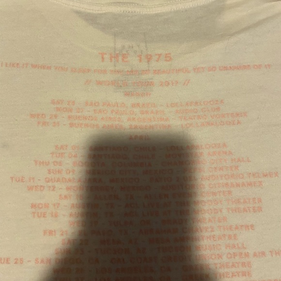 The 1975 concert t size small 2017 - Picture 3 of 4